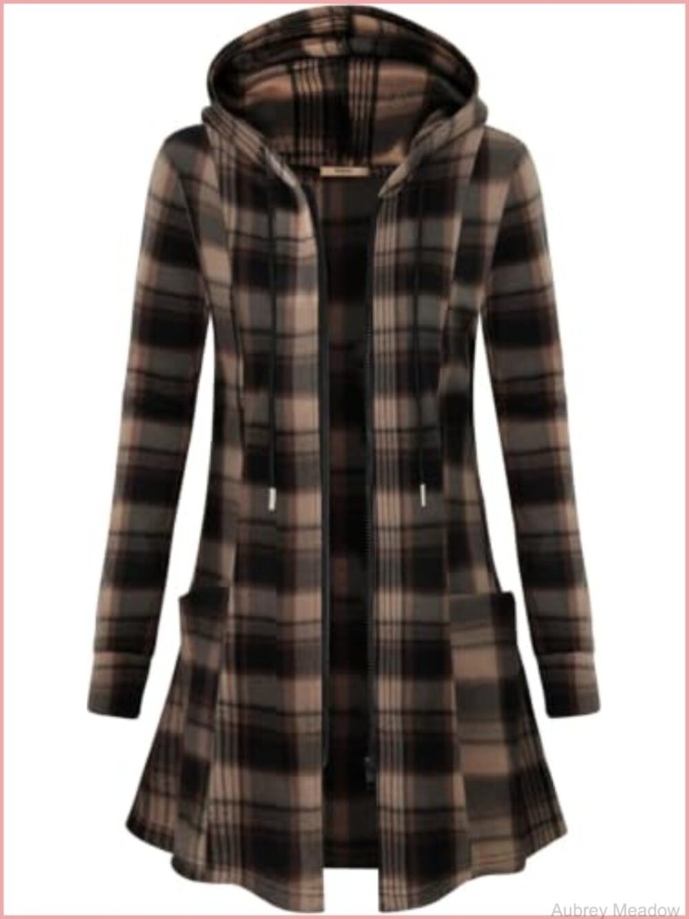 Women's Zip Up Long Hoodie Lightweight Tunic Sweatshirt Cardigan